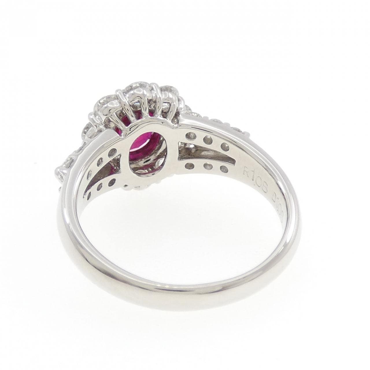 PT900 ルビー リング 1.08CT