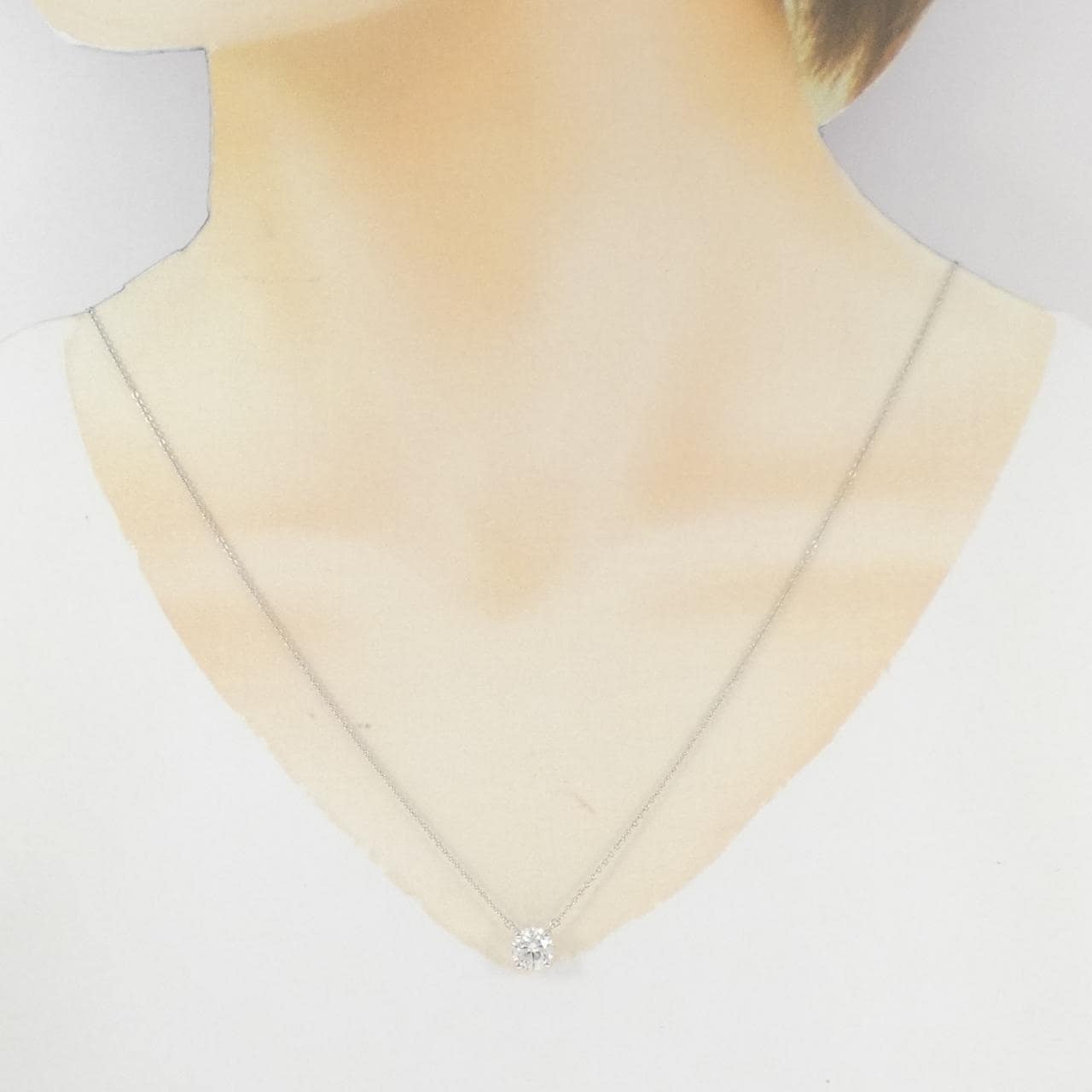ティファニー ソリティア ネックレス 1.13CT F VVS1 3EXT
