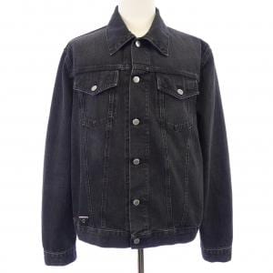プラダ PRADA デニムブルゾンジャケット トライアングルロゴ GEB227 S231 12K8 デニムジャケット