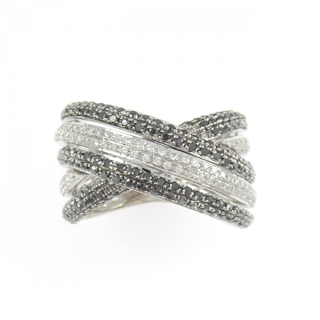 K18WG/K18BG ダイヤモンド リング 1.10CT