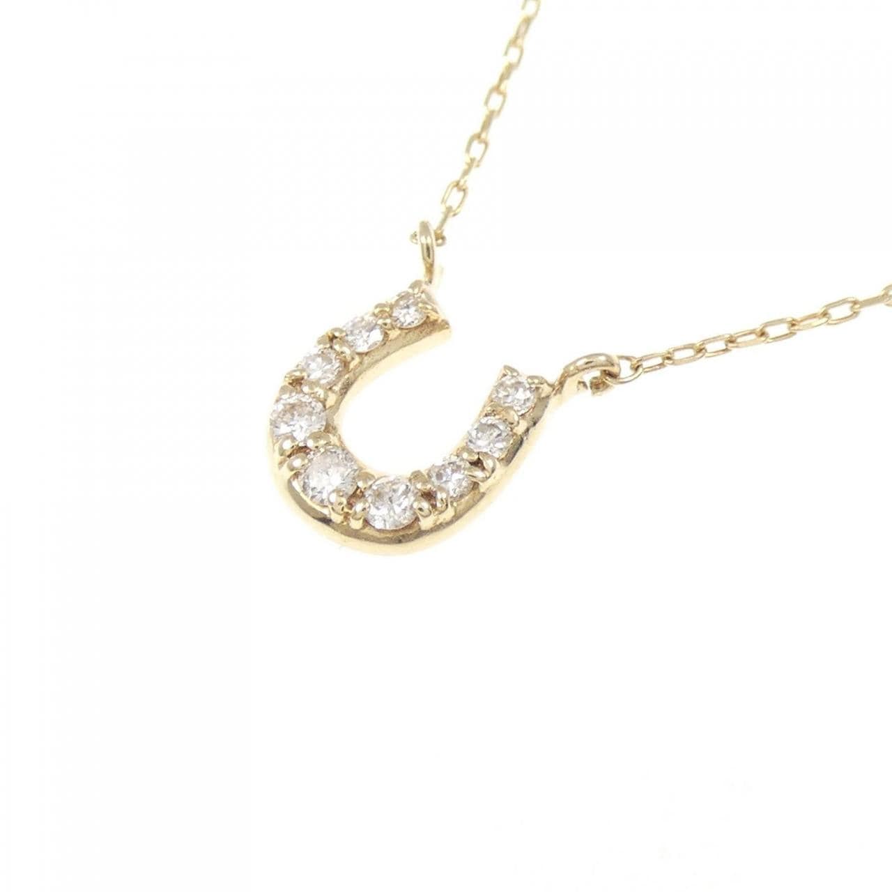 エテ ホースシュー ダイヤモンド ネックレス