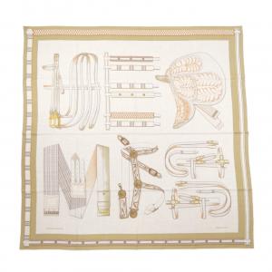 エルメス HERMES LETTRES EQUESTRES H244039S カレジェアン140 ショール