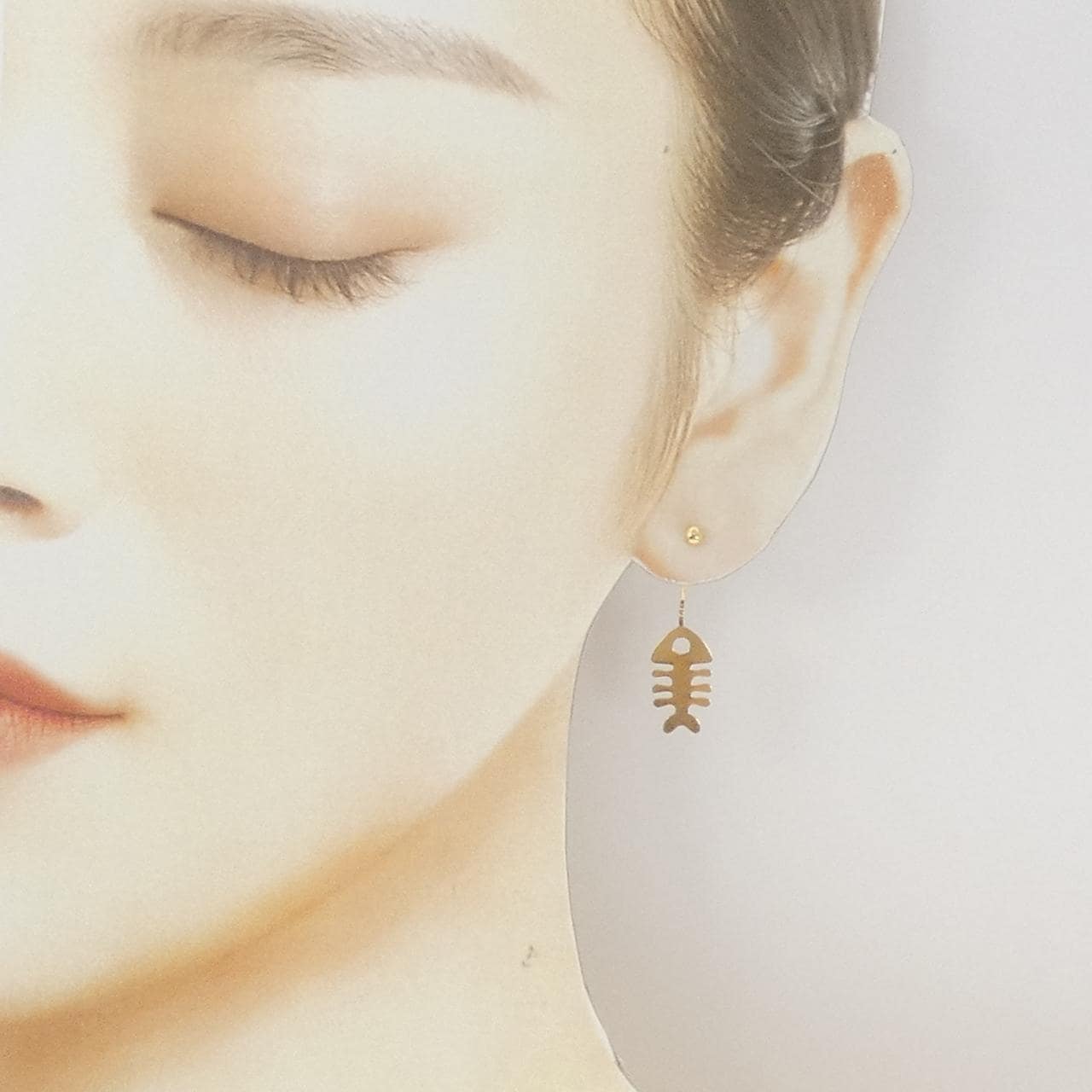 K18YG フィッシュ ピアス