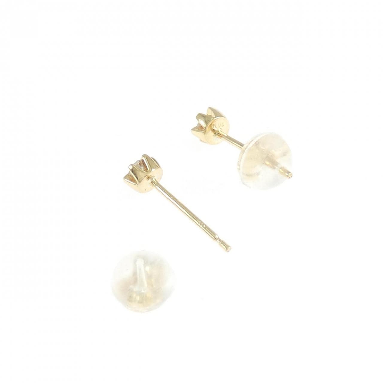 K18YG ダイヤモンド ピアス 0.10CT