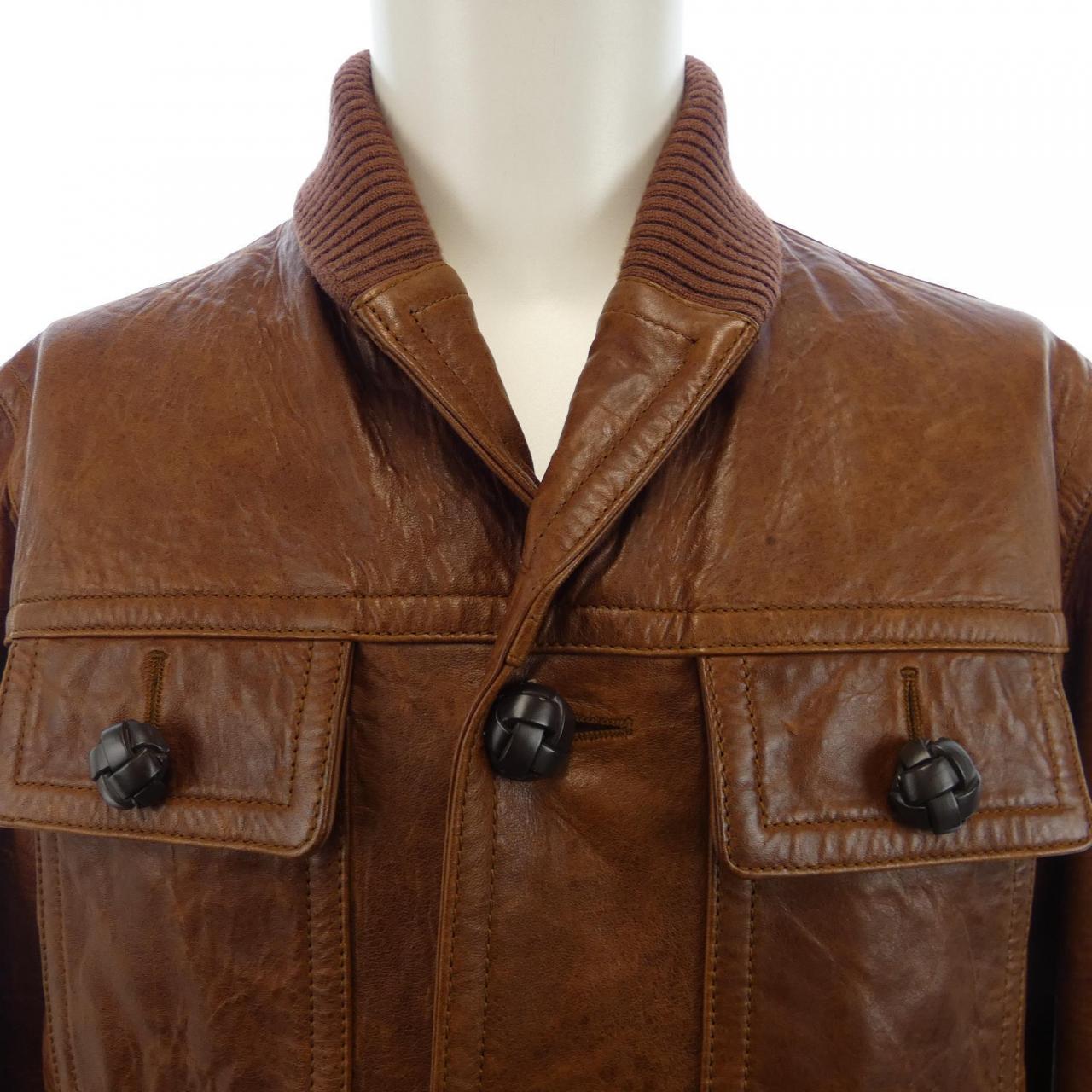 グッチ GUCCI 474055-XG424 レザージャケット