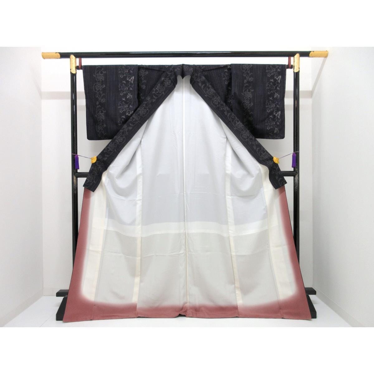 紬【結城紬】身幅２Ｌ寸