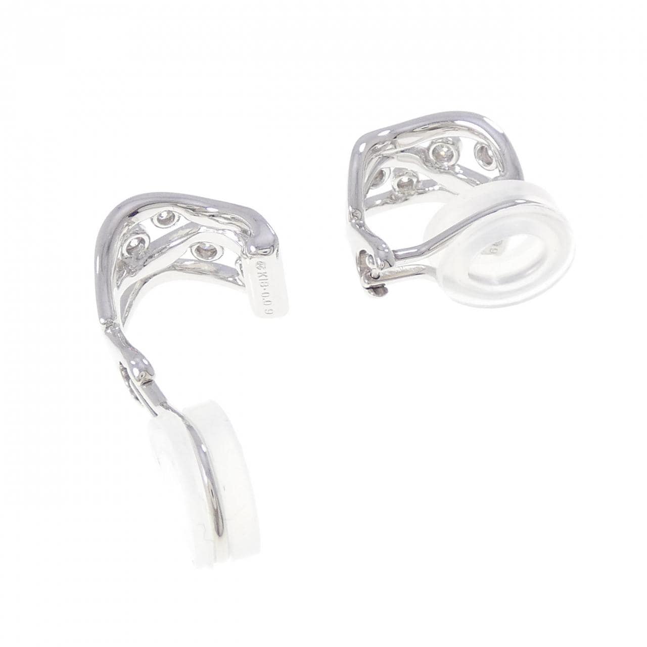 ミキモト ダイヤモンド イヤリング 0.18CT