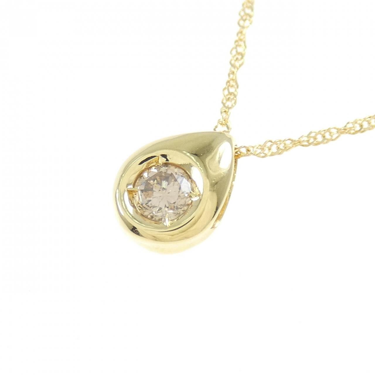 K18YG ダイヤモンド ネックレス 0.20CT