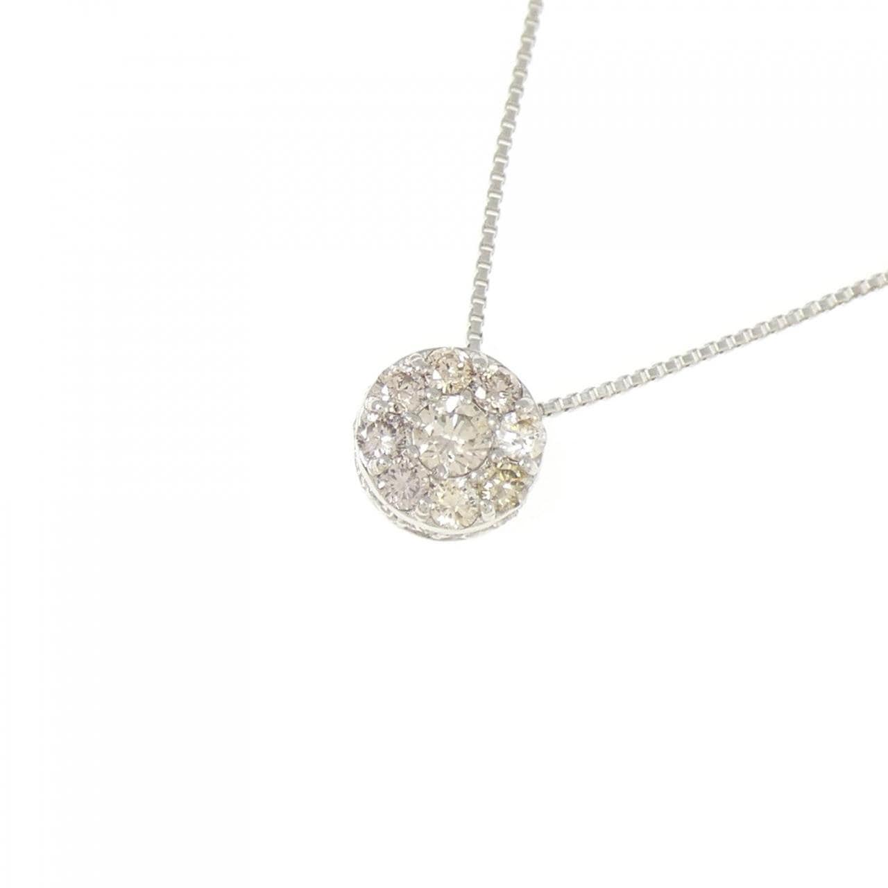 PT950/PT850 ダイヤモンド ネックレス 0.30CT