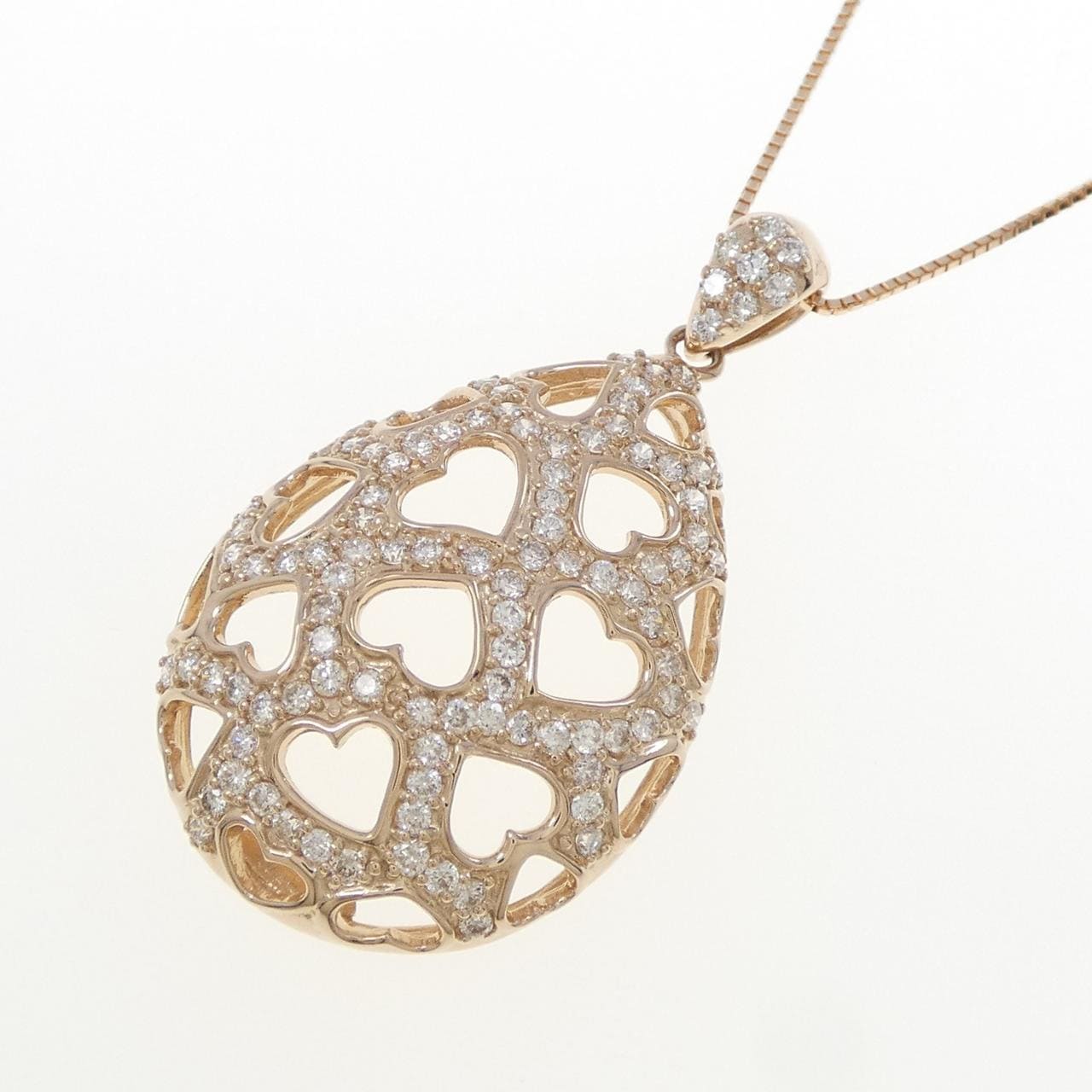 K18PG ダイヤモンド ネックレス 1.00CT