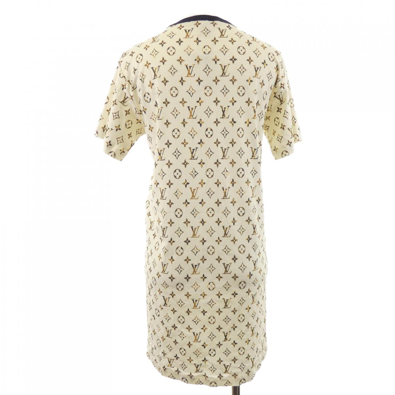ルイヴィトン LOUIS VUITTON パイソンモノグラムTシャツドレス FOJD85262 カットワンピース