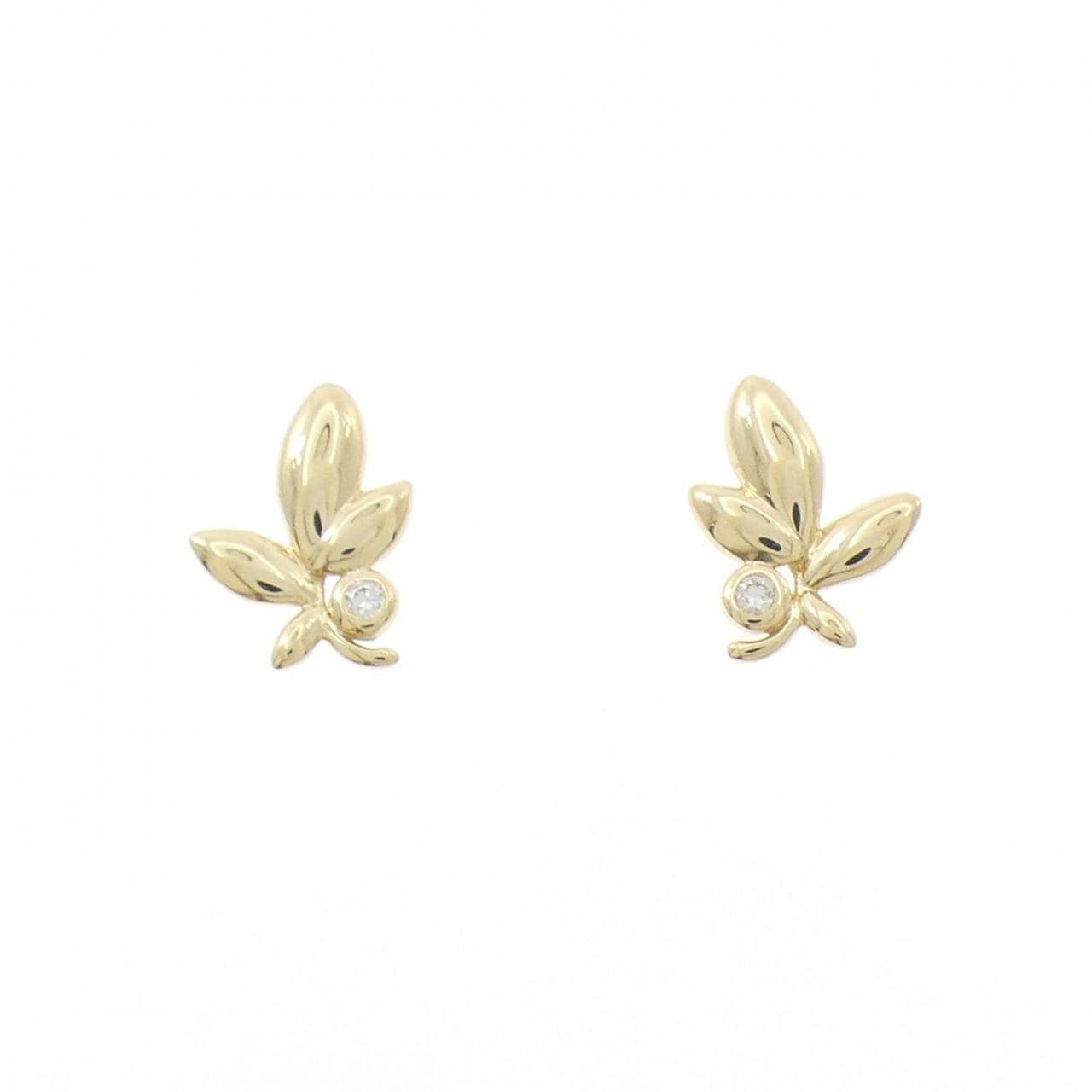 ティファニー オリーブリーフ ピアス