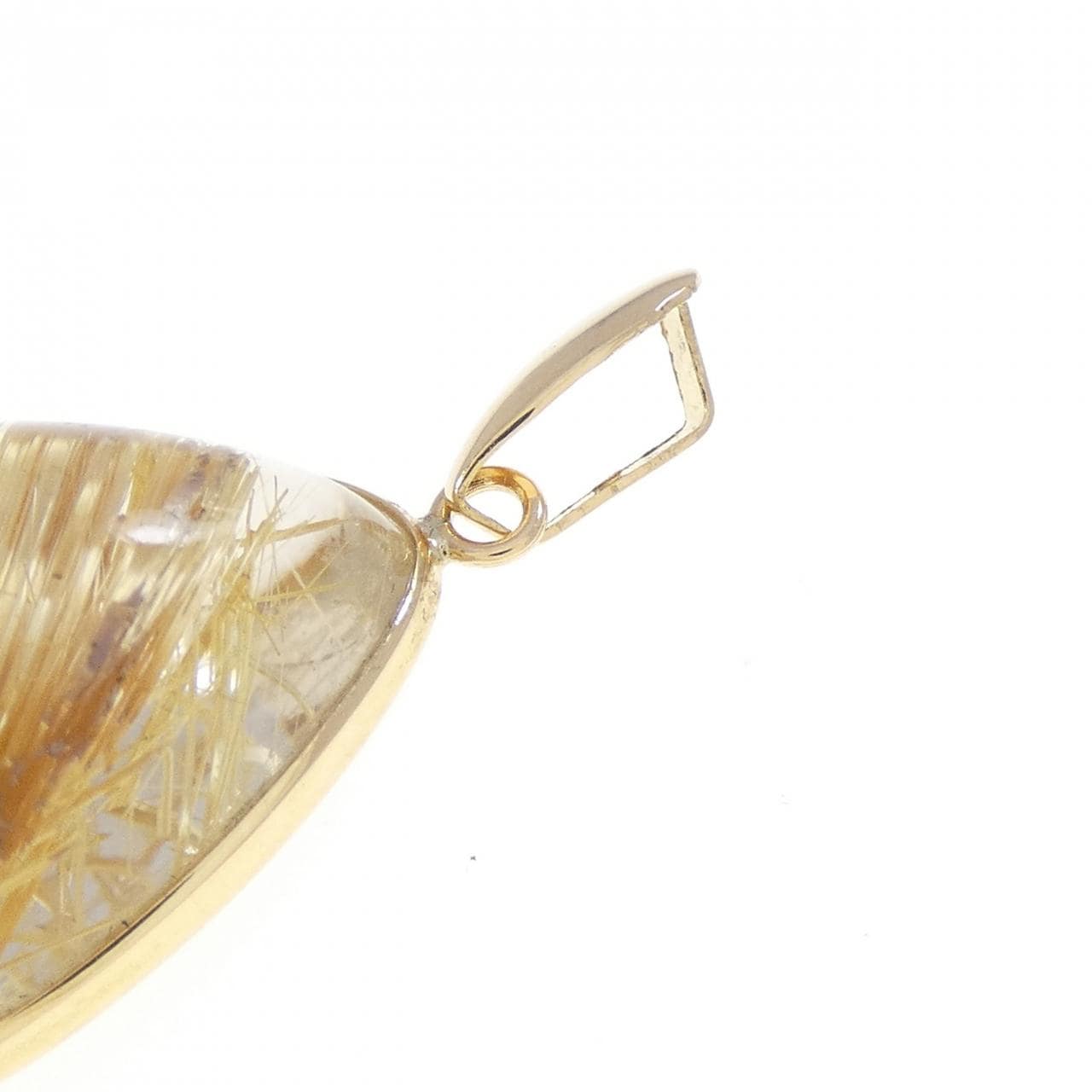 K18YG ルチルクオーツ ペンダント