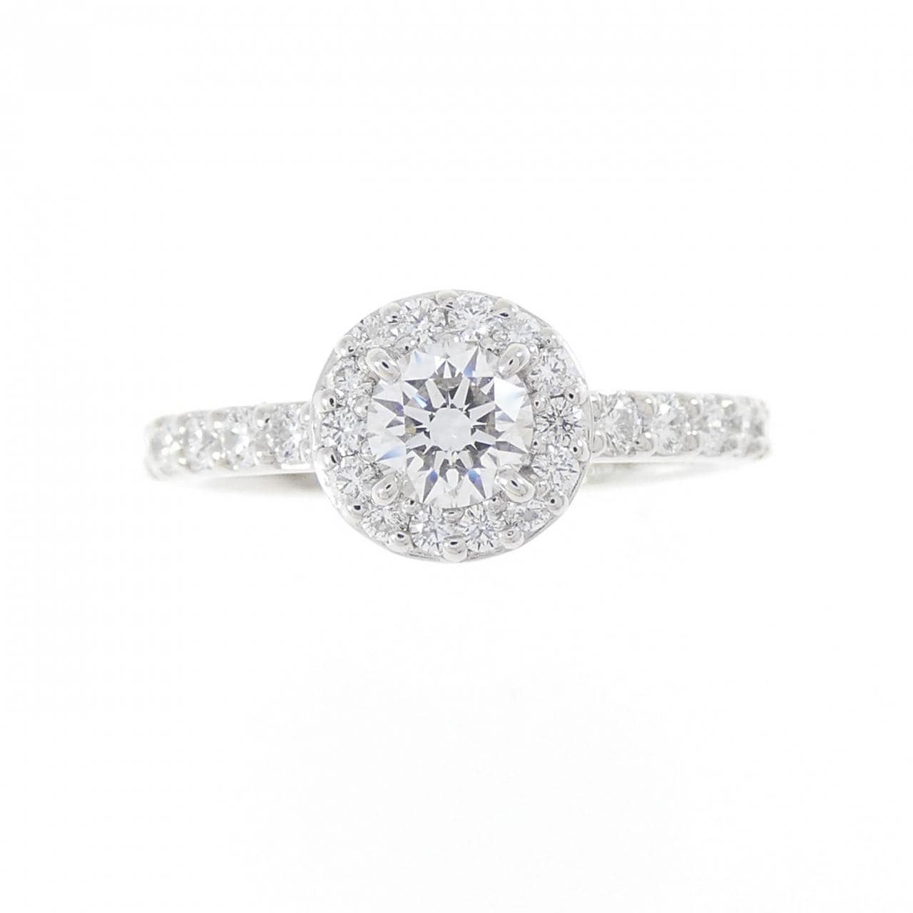 PT950 ダイヤモンド リング 0.31CT D VVS2 3EXT