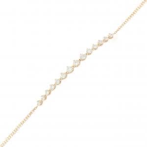 K18PG ダイヤモンド ブレスレット 0.50CT
