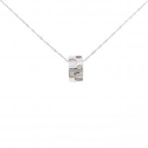 K18WG/750WG ダイヤモンド ネックレス 0.05CT