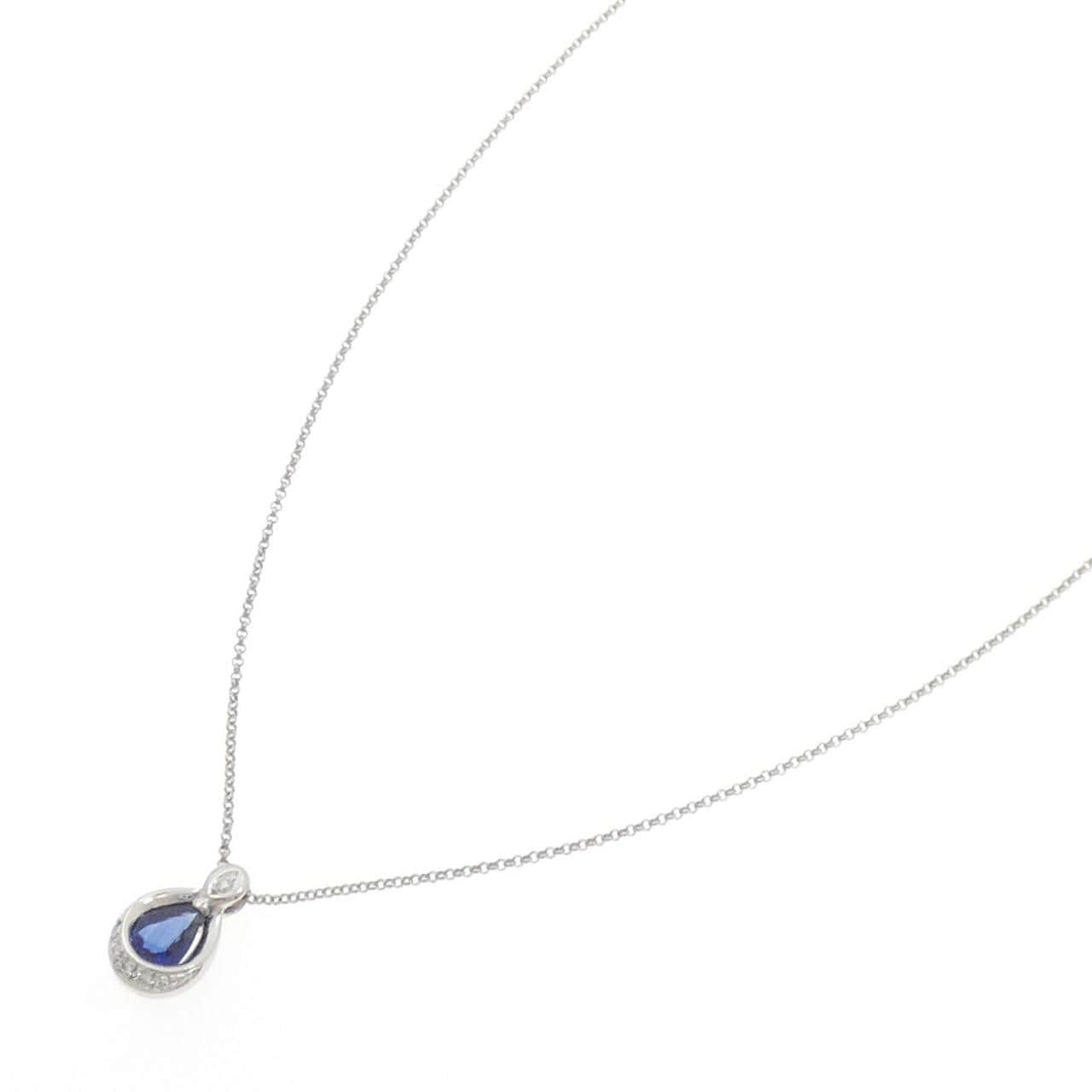 PT900/PT850 サファイヤ ネックレス 0.52CT