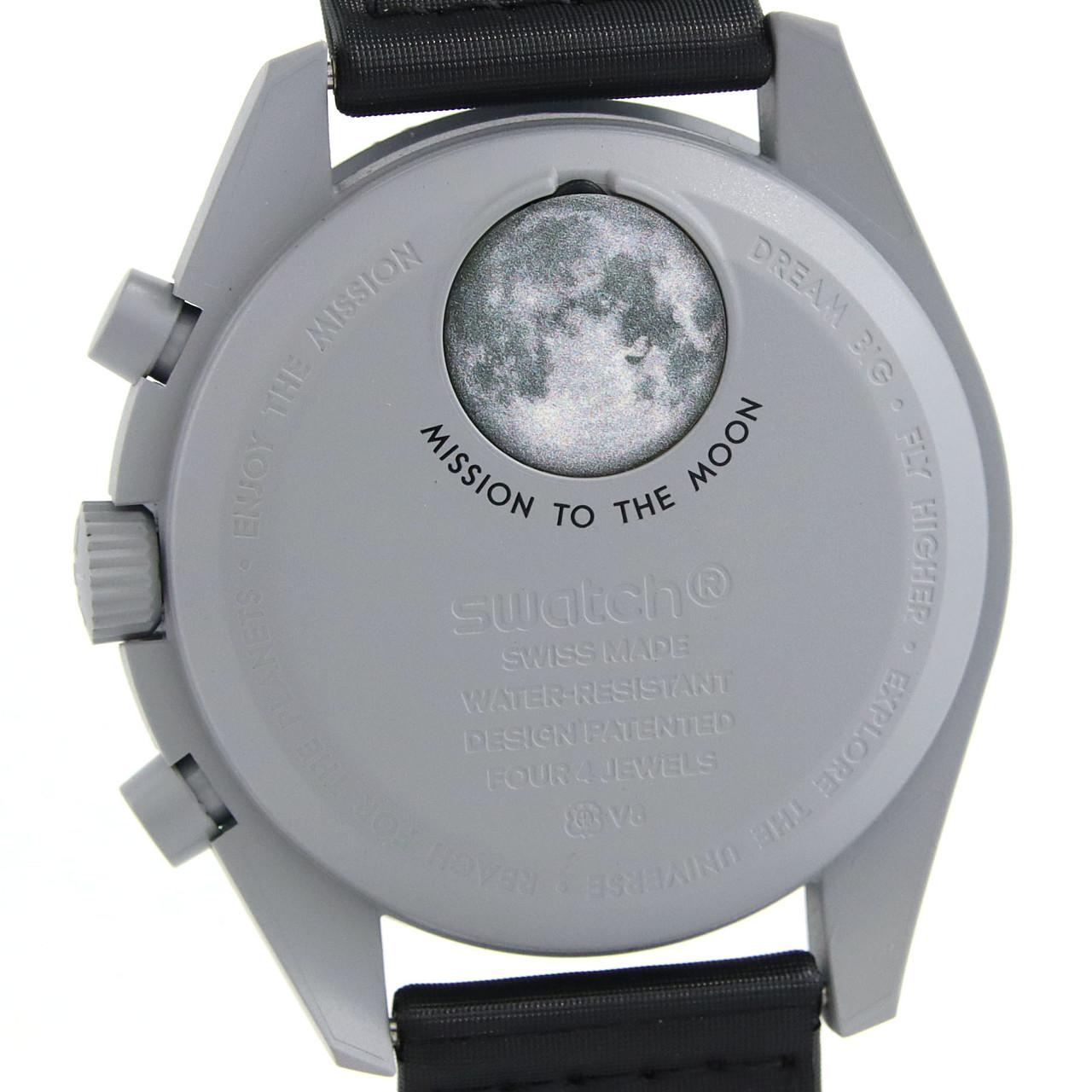 SWATCH x Omega Mission SWATCH the Moon SO33M100 Bio-Ceramic Quartz