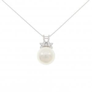 PT900/PT850 白蝶パール ネックレス 13.5mm