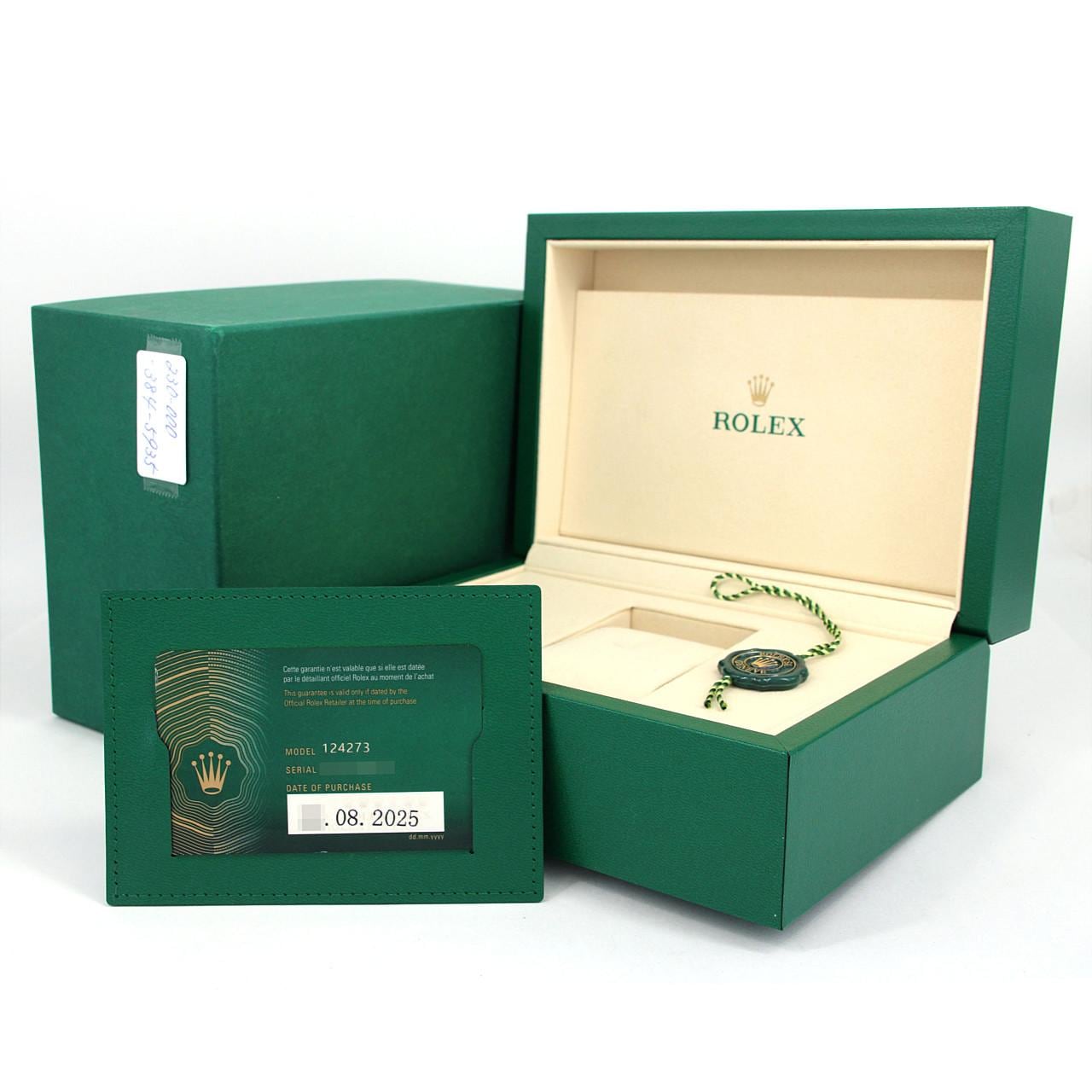 ロレックス エクスプローラーI 124273 SSxYG 自動巻 ランダム番