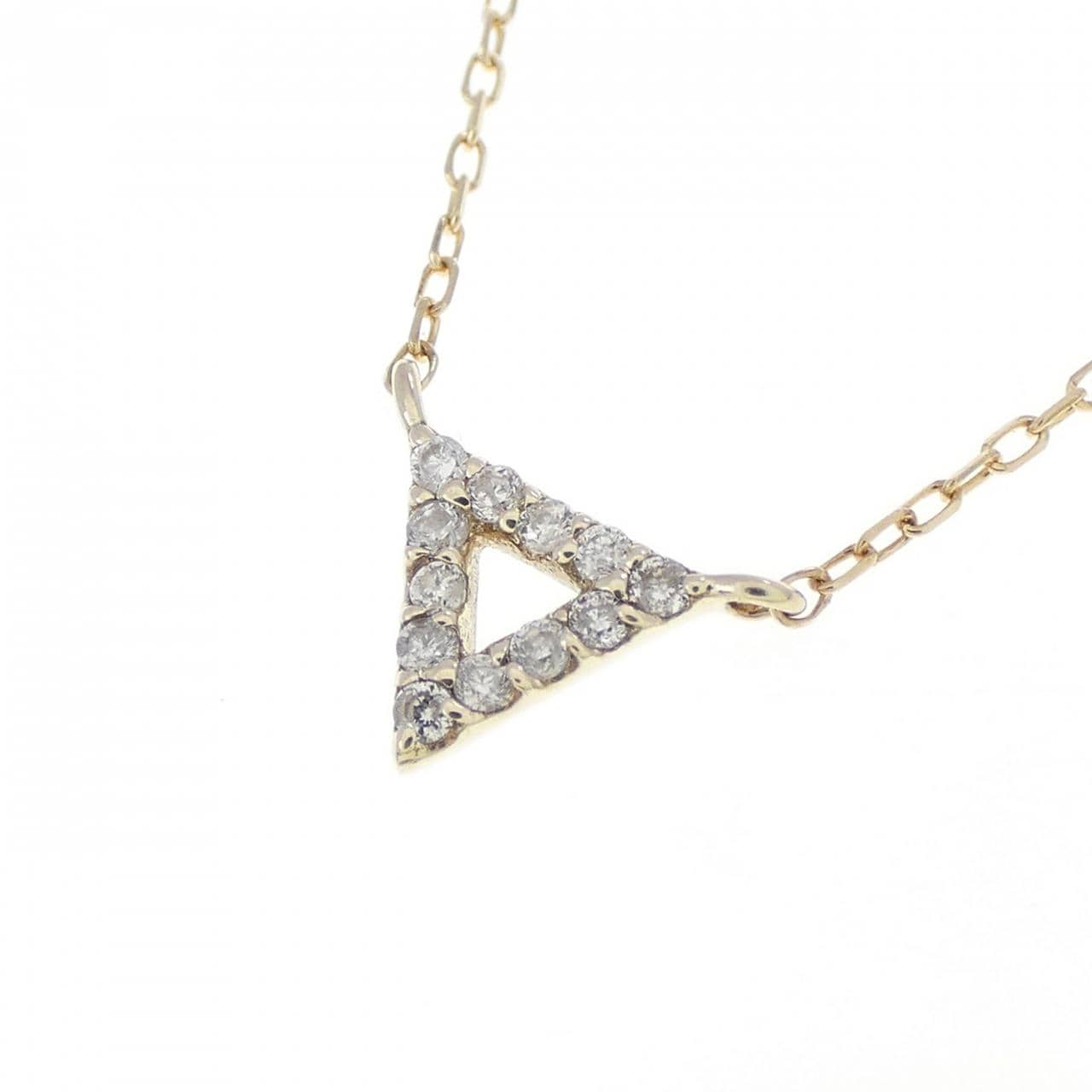 K10YG ダイヤモンド ネックレス 0.04CT