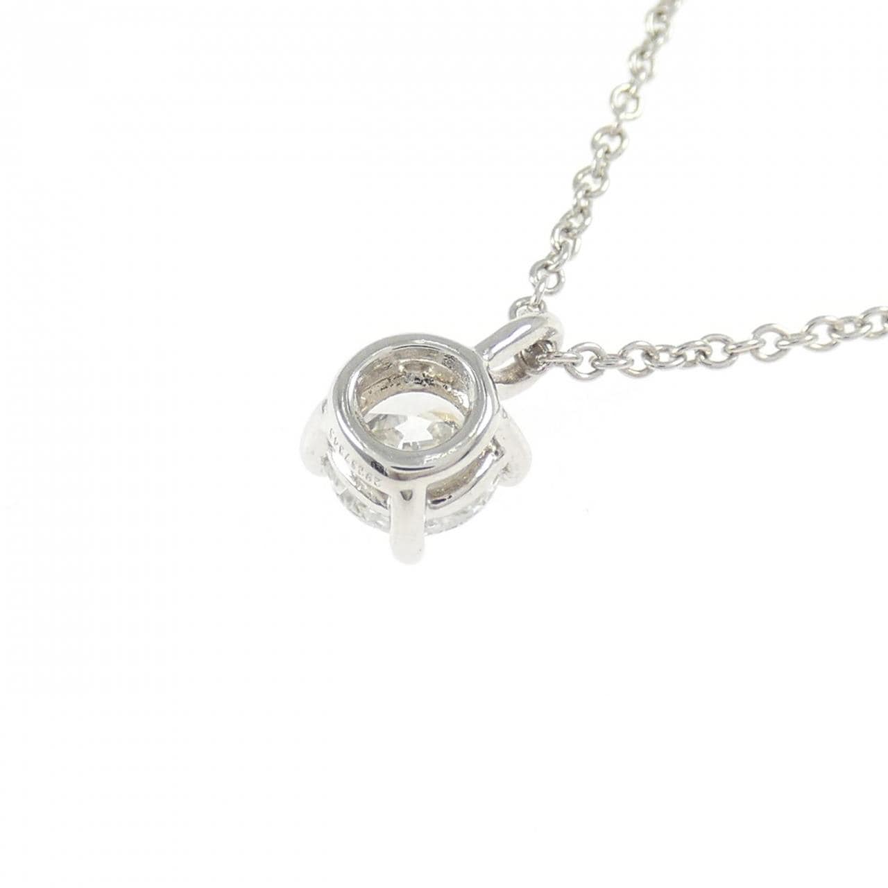 ティファニー ソリティア ネックレス 0.39CT H VVS1 EXT