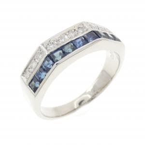 PT900 サファイヤ リング 0.85CT