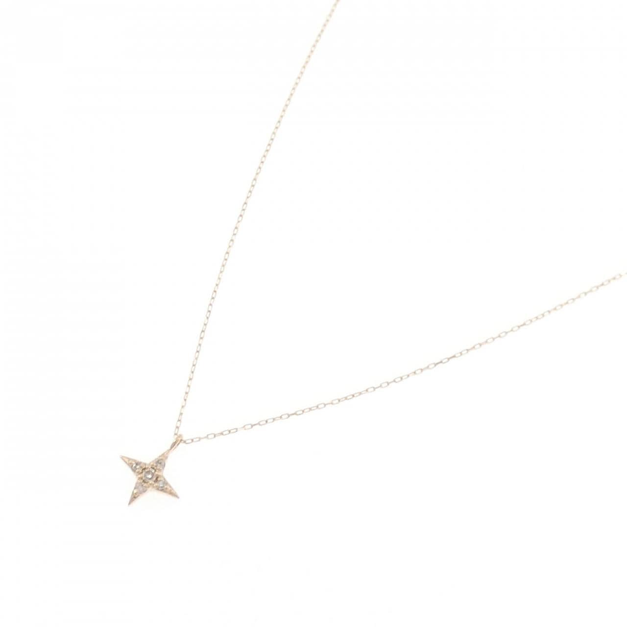 K10PG ダイヤモンド ネックレス 0.04CT