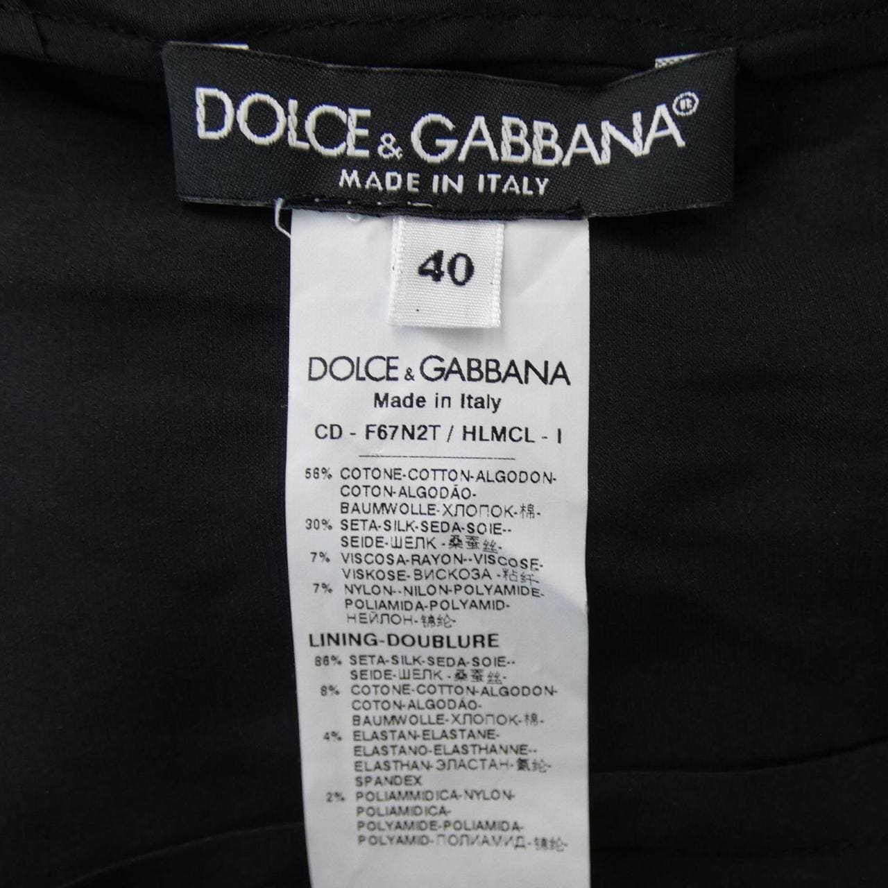 ドルチェアンドガッバーナ DOLCE&GABBANA ワンピース