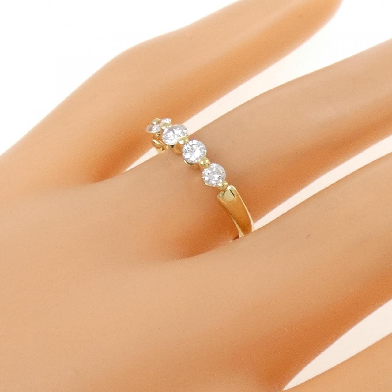 K18YG ダイヤモンド リング 0.52CT