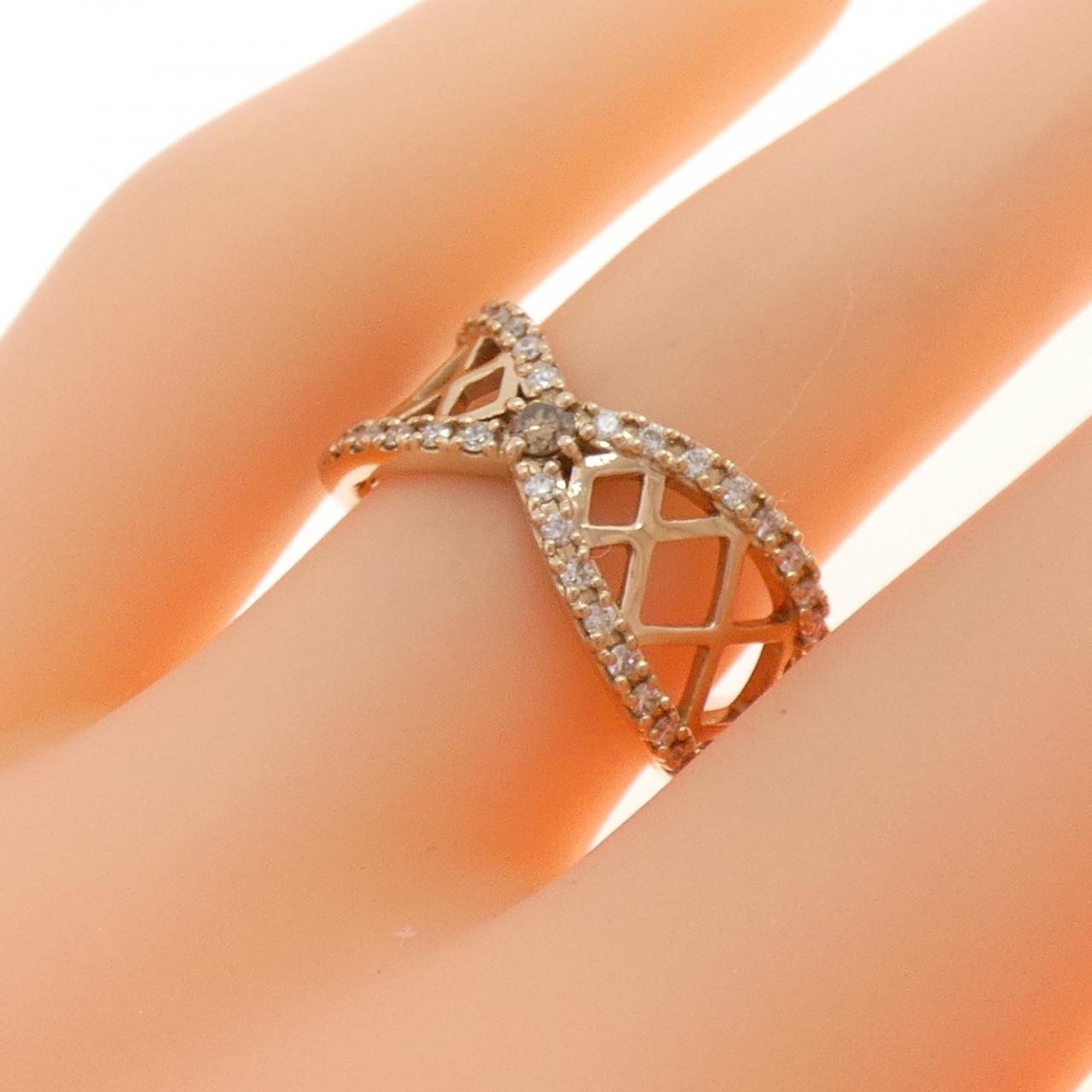 K18PG ダイヤモンド リング 0.30CT