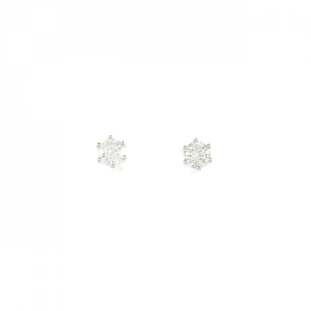 PT900单钻鑽石耳環 0.10CT