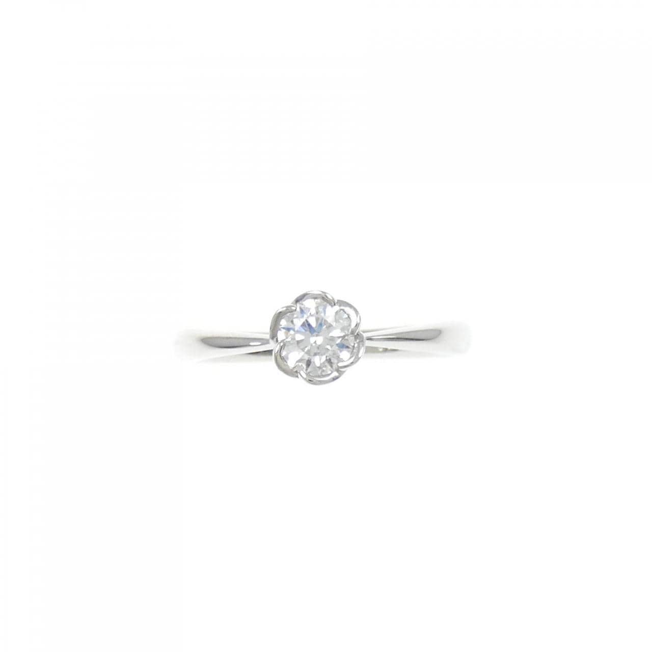 PT900 フラワー ダイヤモンド リング 0.308CT