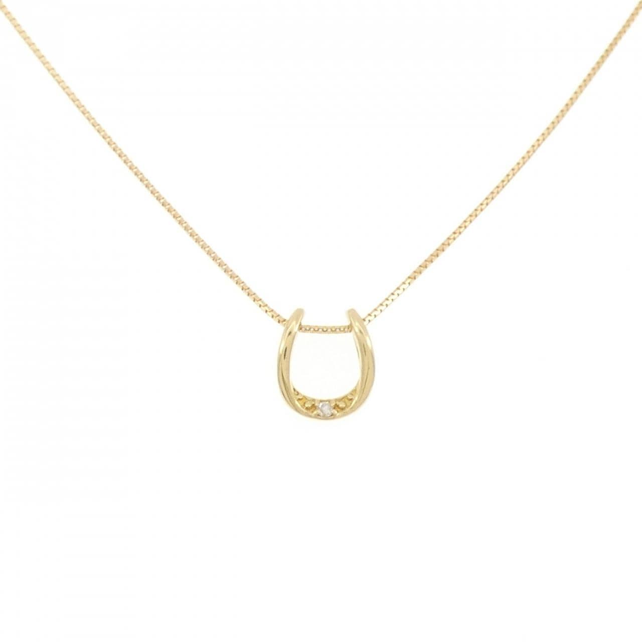 K18YG ダイヤモンド ネックレス 0.006CT