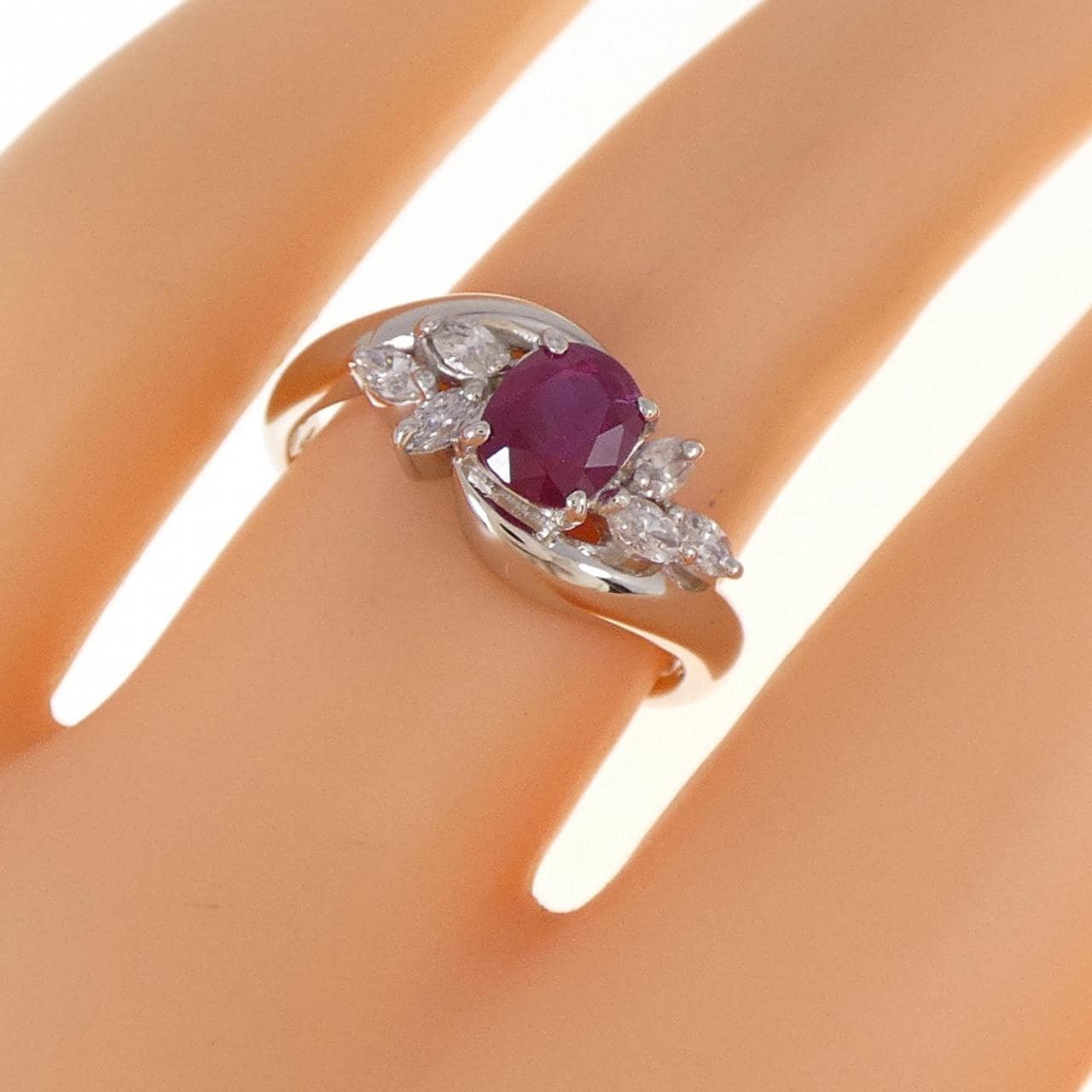 PT ルビー リング 1.00CT