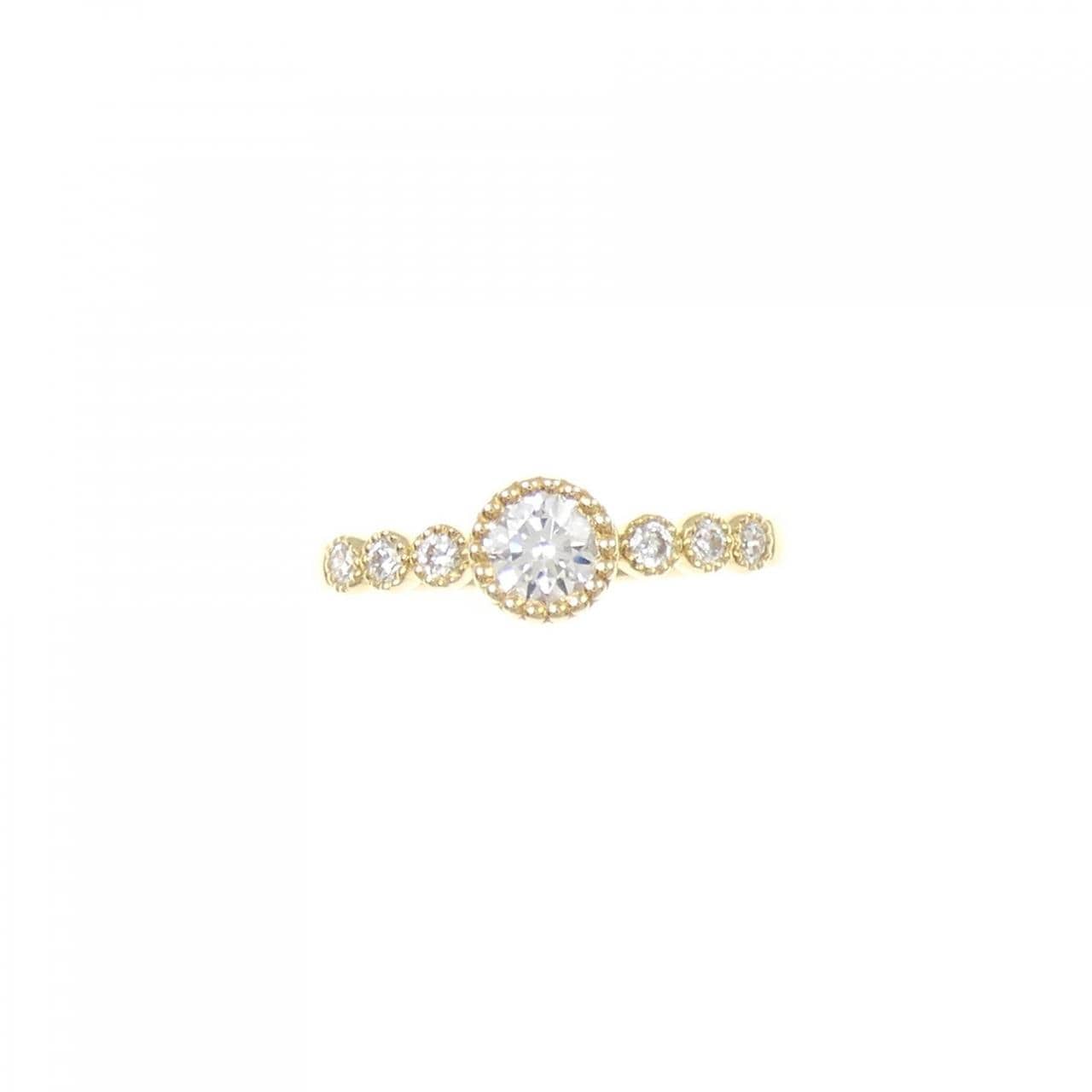 K18YG ダイヤモンド リング 0.212CT