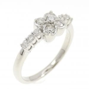 PT フラワー ダイヤモンド リング 0.28CT