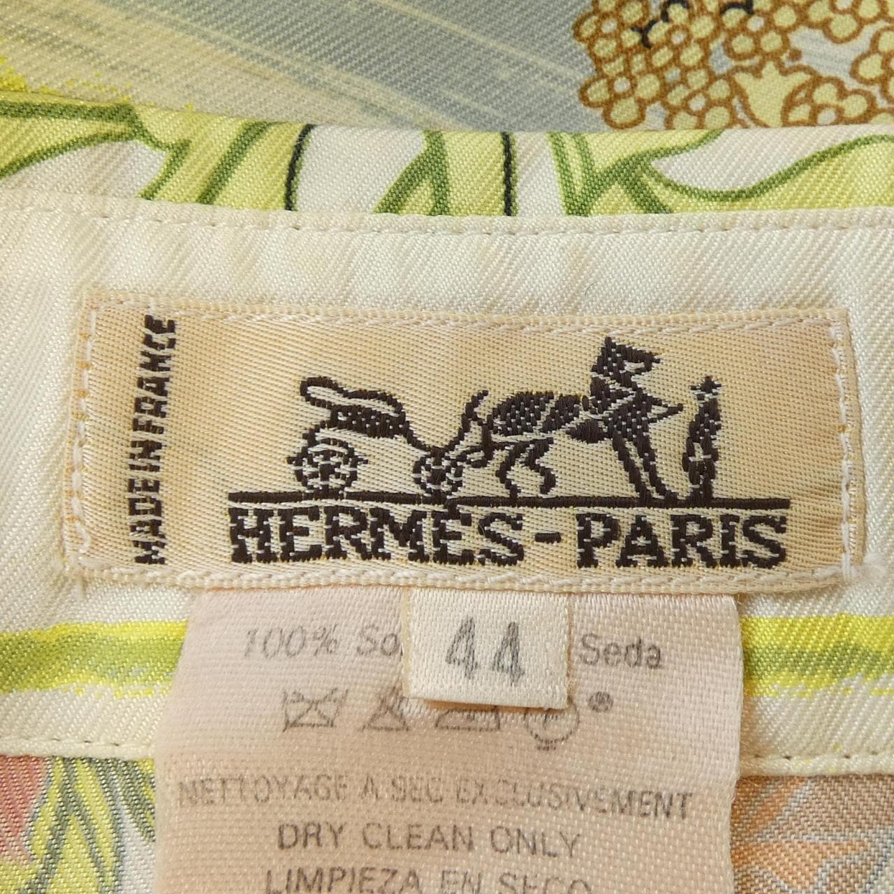 【ヴィンテージ】エルメス HERMES LES BOLIDES RACE CARS シャツ