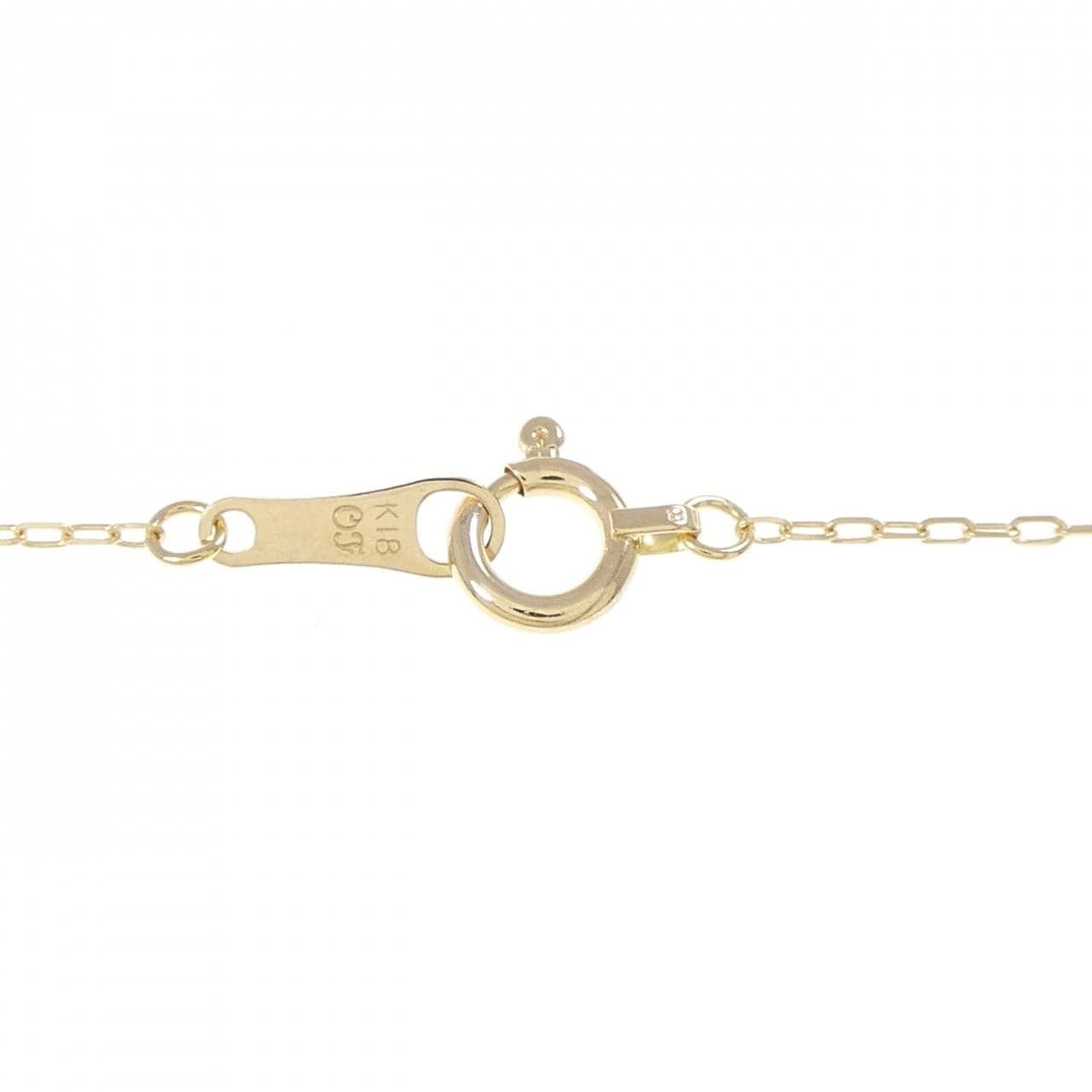 K18YG ダイヤモンド ネックレス 0.10CT