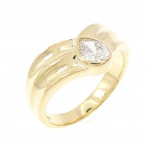 K18YG ダイヤモンド リング 0.389CT