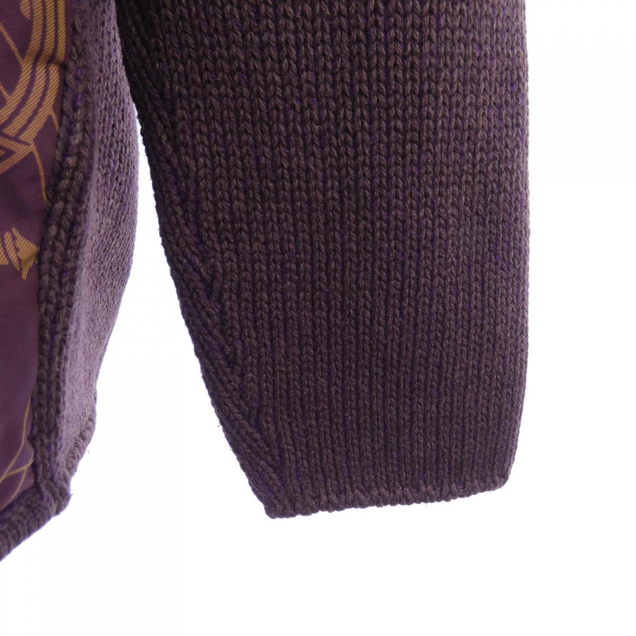 【ヴィンテージ】エルメス HERMES EX-LIBRIS ツイルレーヌ. ニット