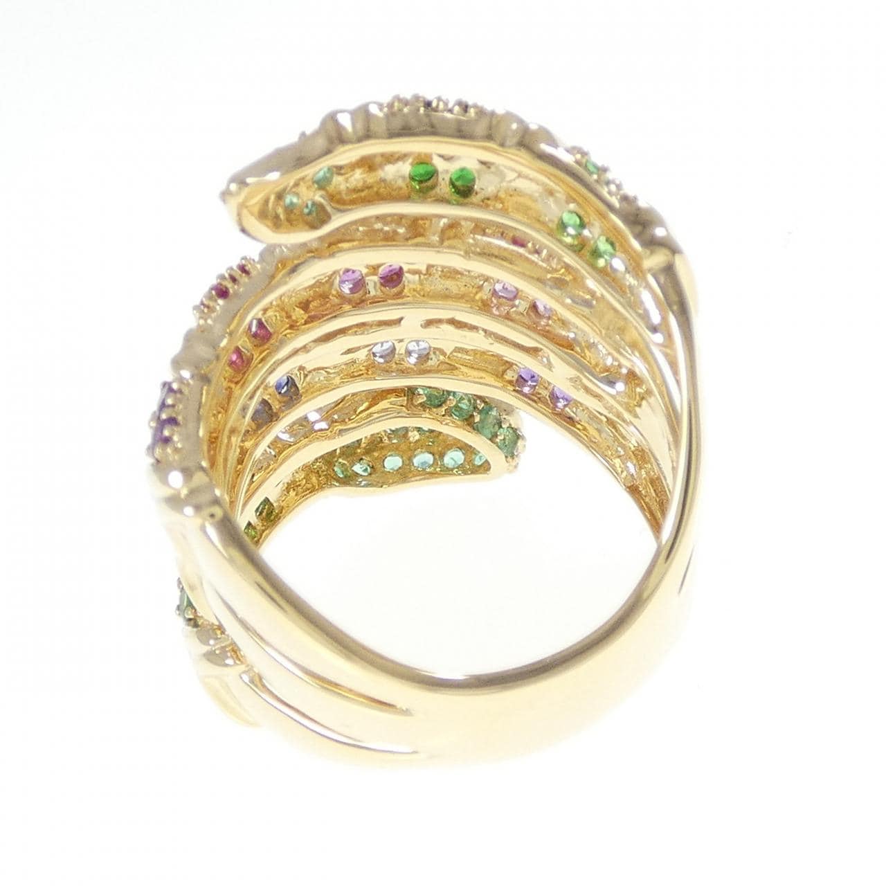 ジーエスティービー カラーストーン リング