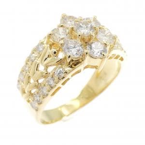 K18YG ダイヤモンド リング 1.00CT