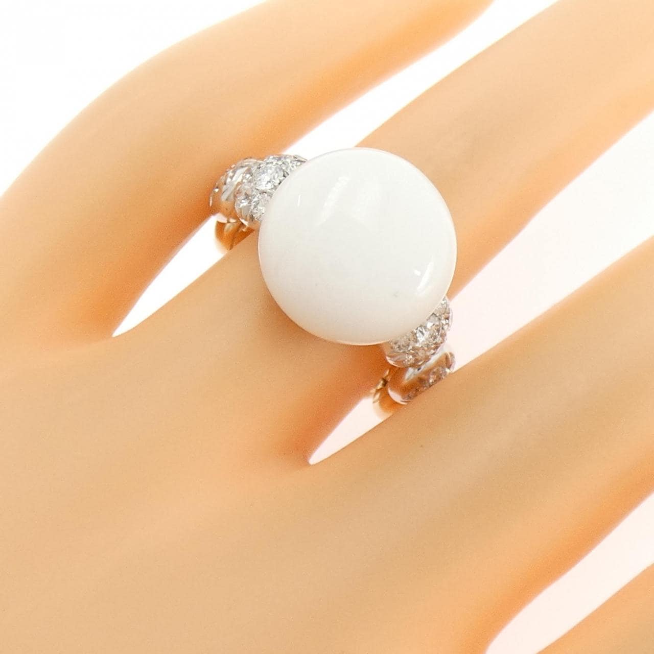 シャンテクレール カルセドニー リング