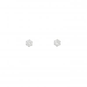 PT900 ソリティア ダイヤモンド ピアス 0.361CT
