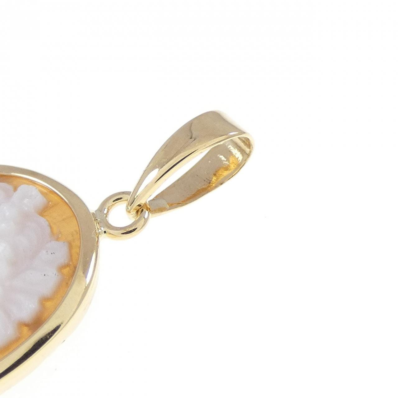 K18YG シェルカメオ ペンダント