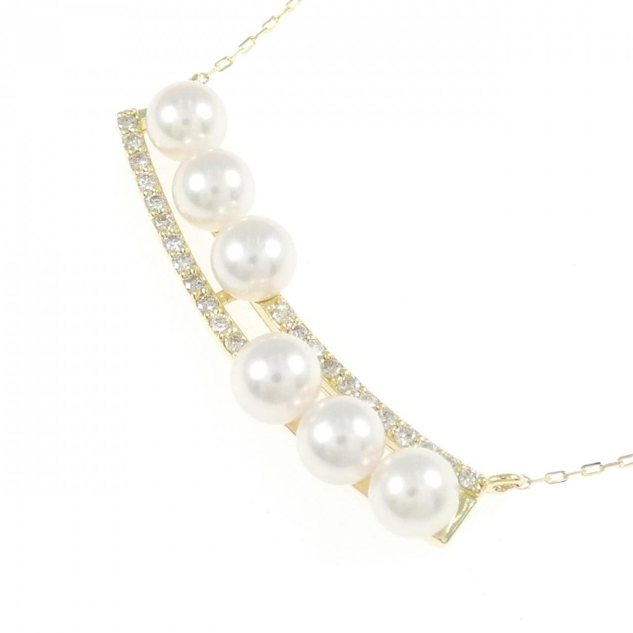 K18YG アコヤパール ネックレス