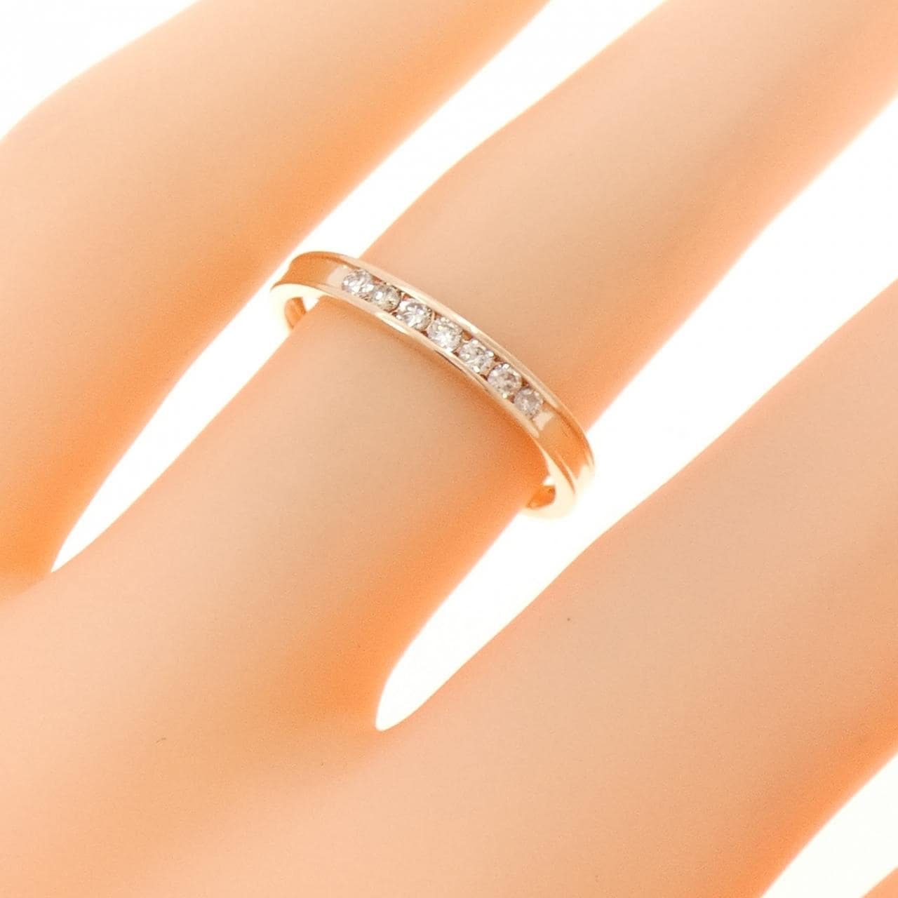 K10PG ダイヤモンド リング 0.10CT