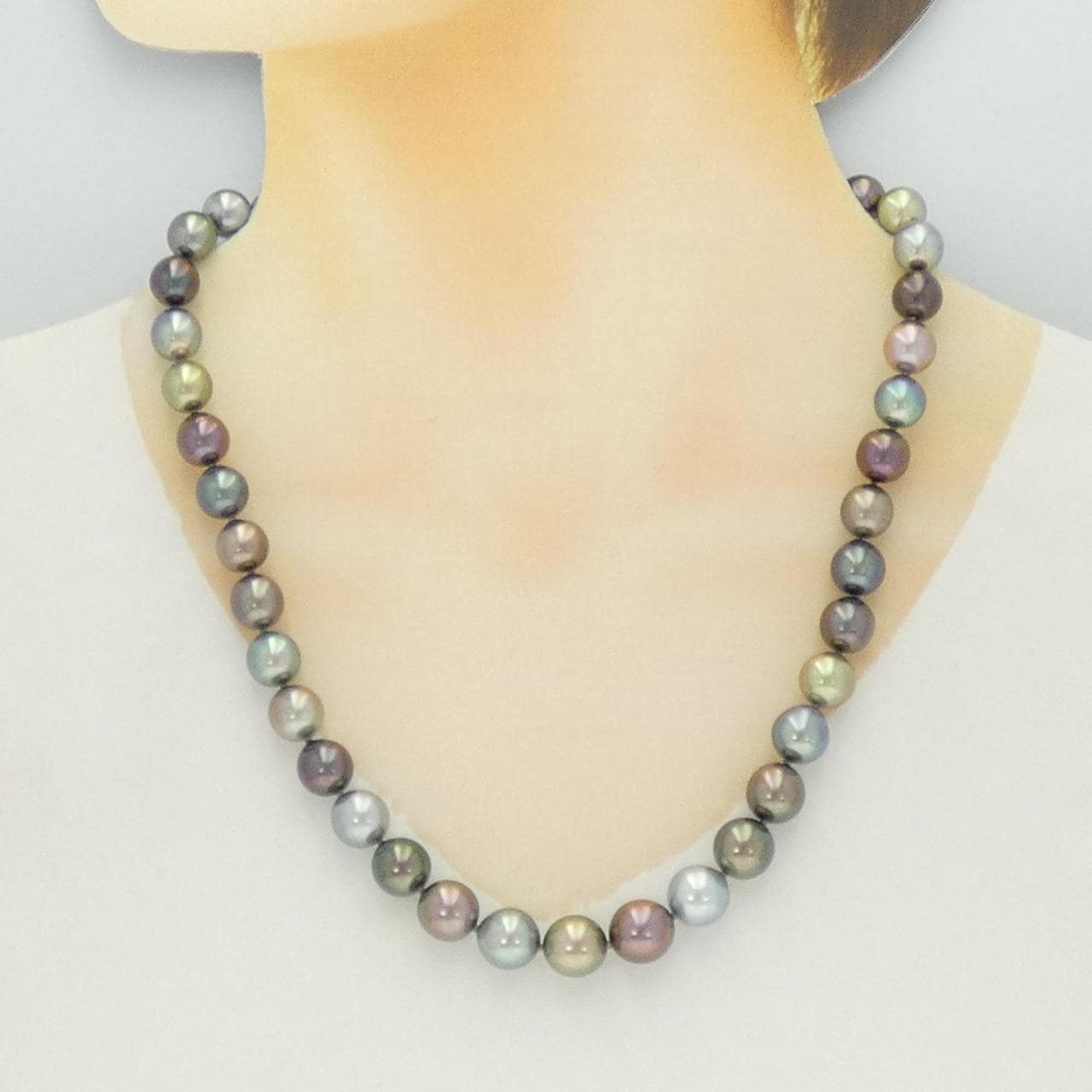 タサキ 黒蝶パール ネックレス 8-10.5mm