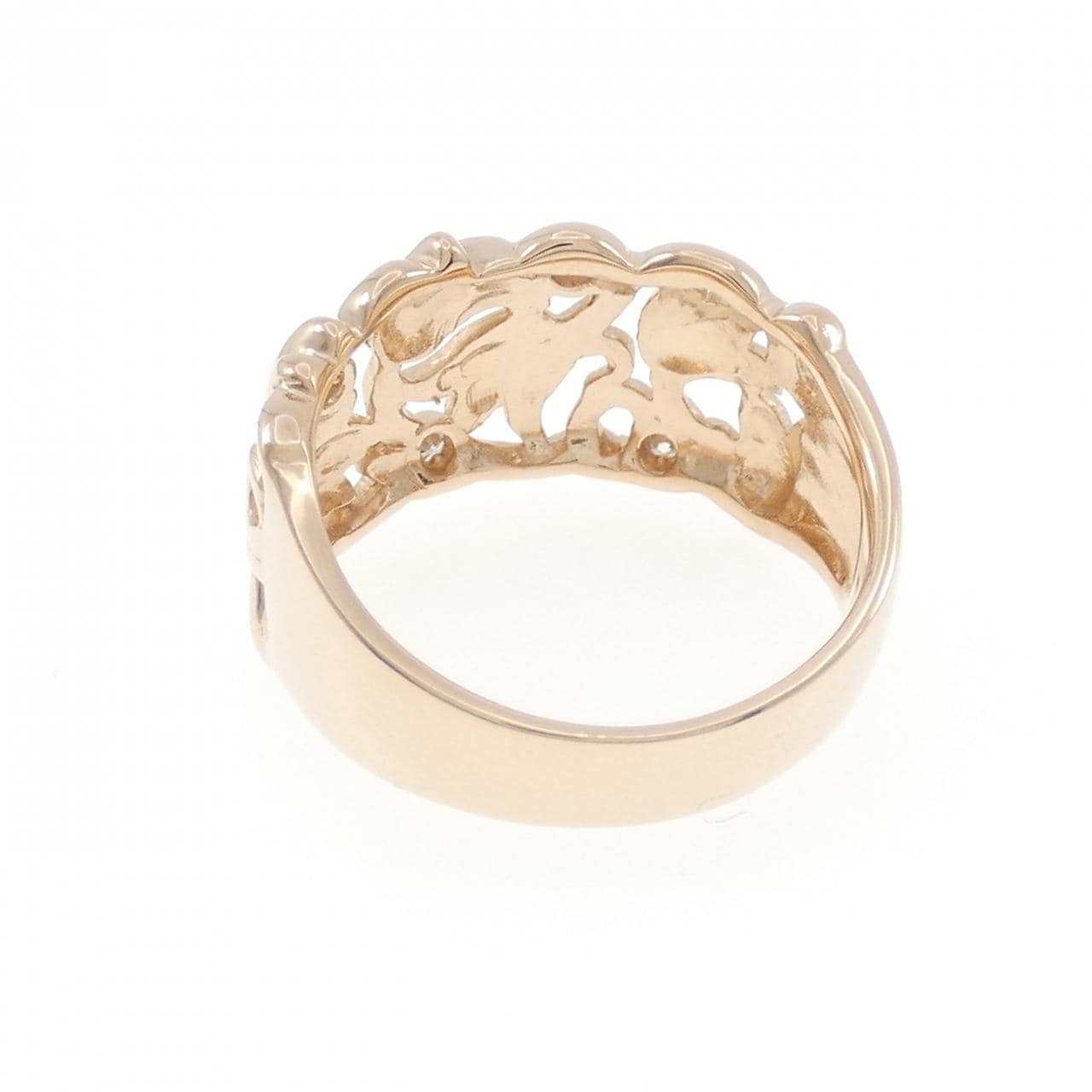 K18PG ダイヤモンド リング 0.05CT